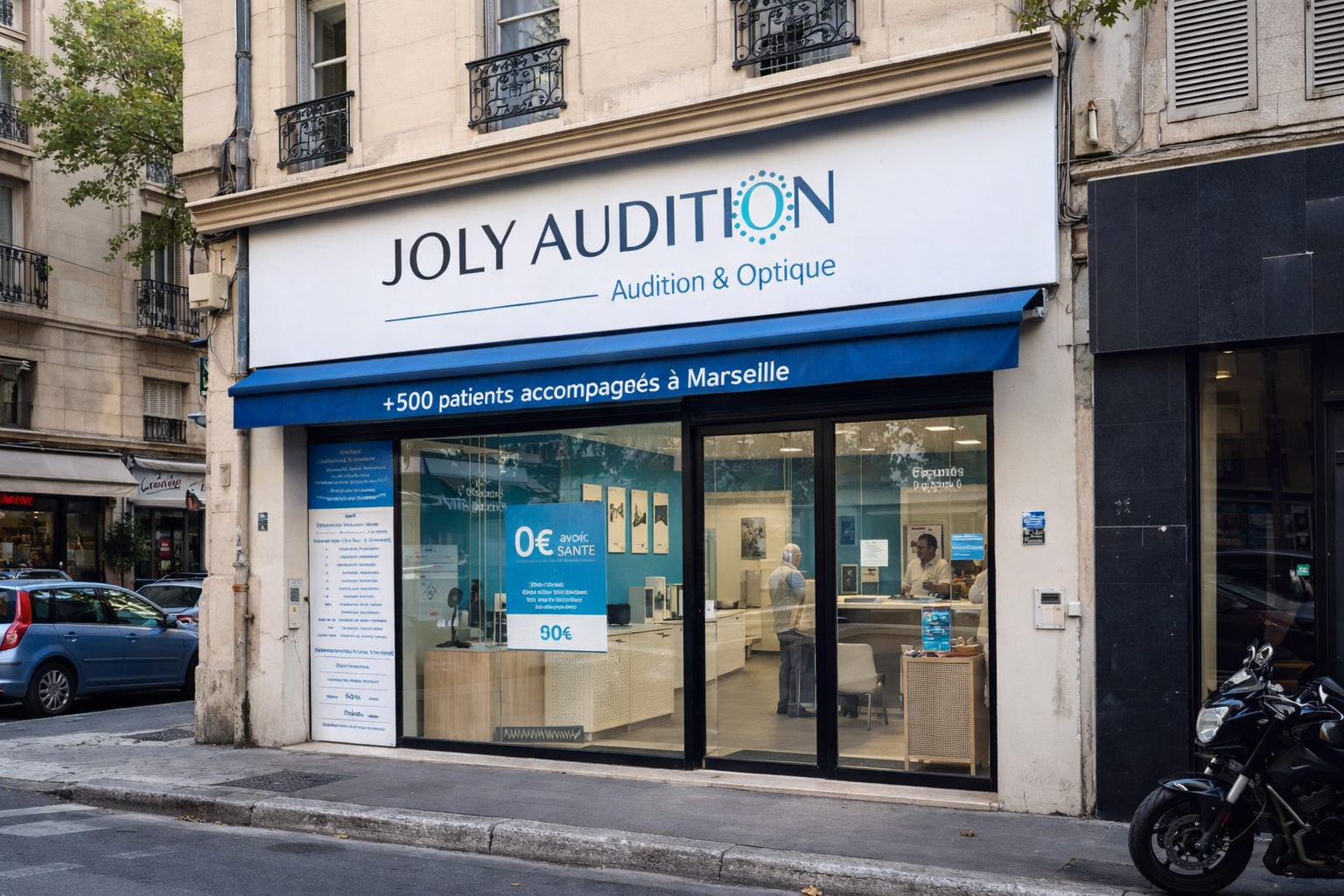Centre Joly Audition Marseille - Façade du magasin